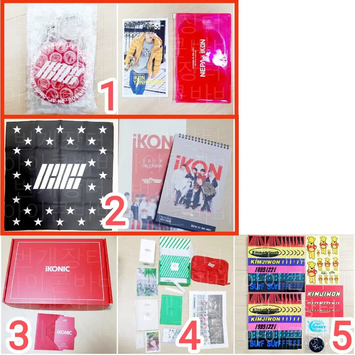 iKON ikon Merchandise 4 cut photo ConcertsPhotoCard Official Kit DVD DVD