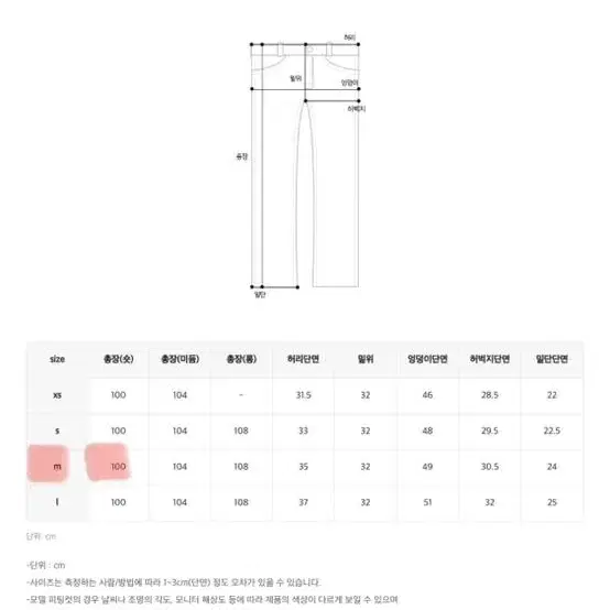 업터운홀릭 셀렉진 스트레이트와이드핏