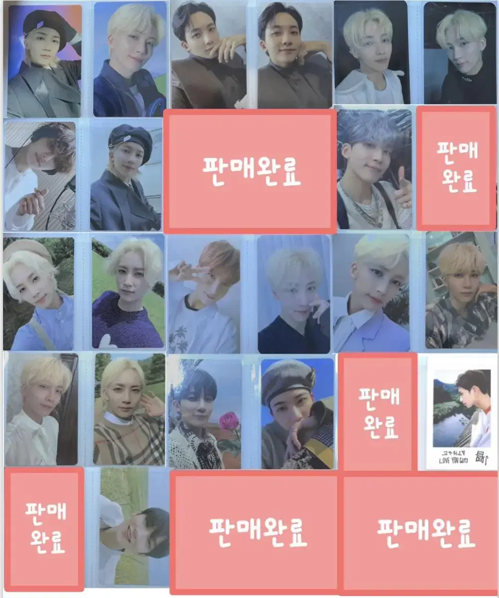 Seventeen photocard Bulk Disposal sell WTS