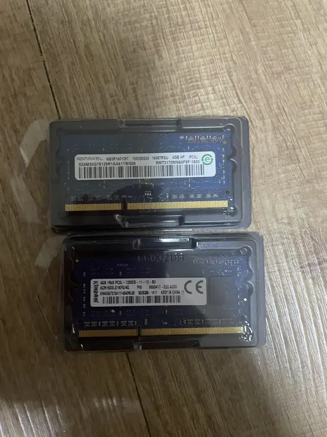 노트북랙 ddr3l 4g 두개