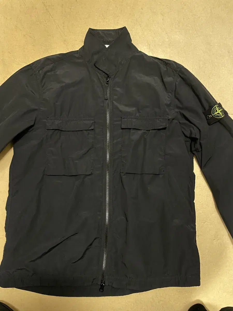 Stone Island Nylon Overshirt Size L Black