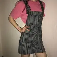 미스치프 오버롤 원피스 덩가리 dungaree 멜빵 원피스