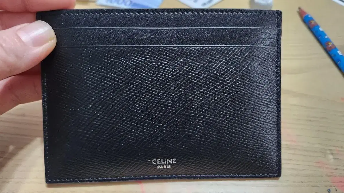 Seline] (10B763BFP 38SI) Men's Kard Wallet 22SS