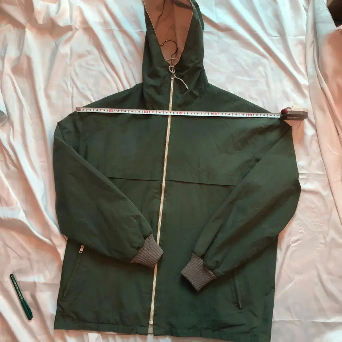 Ultra Rare Original Military Hooded Zip-up Jacket