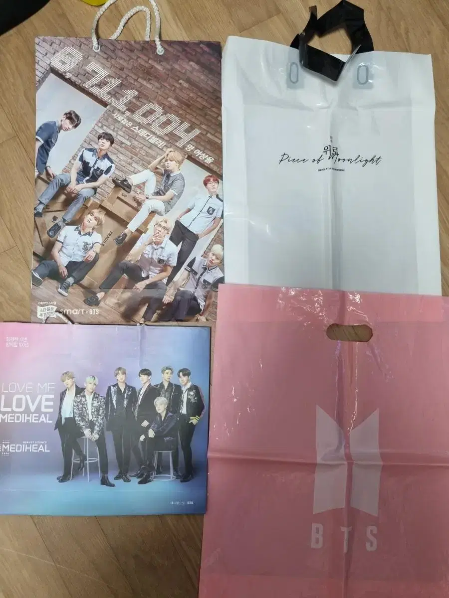 BTS bts shopping bags plastic bags wts sells