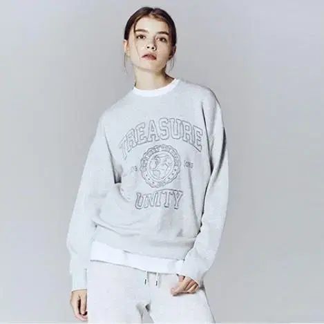 Geodano Man-to-man Sweatshirt Overfit Crop