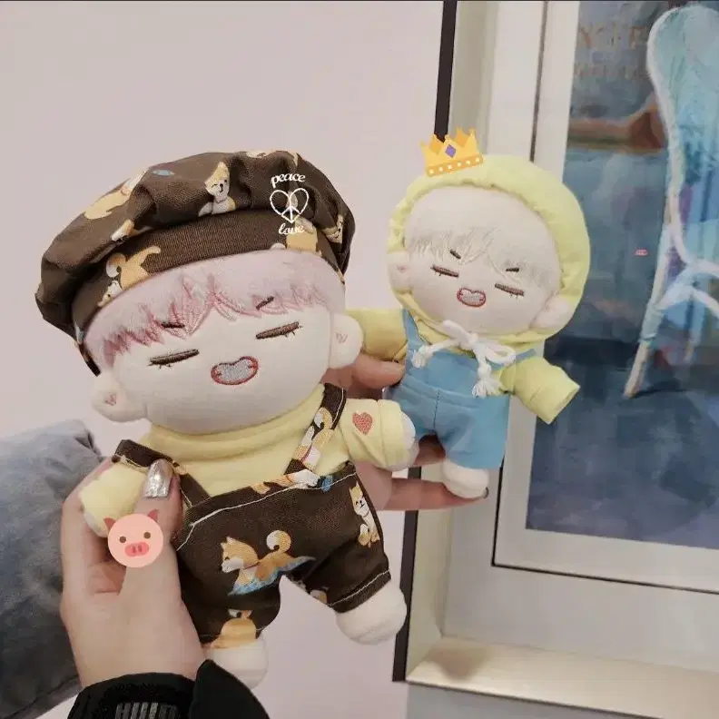 BTS 방탄 뷔 태형 해외인형 후지태동생 원더태 새상품 20cm 15cm