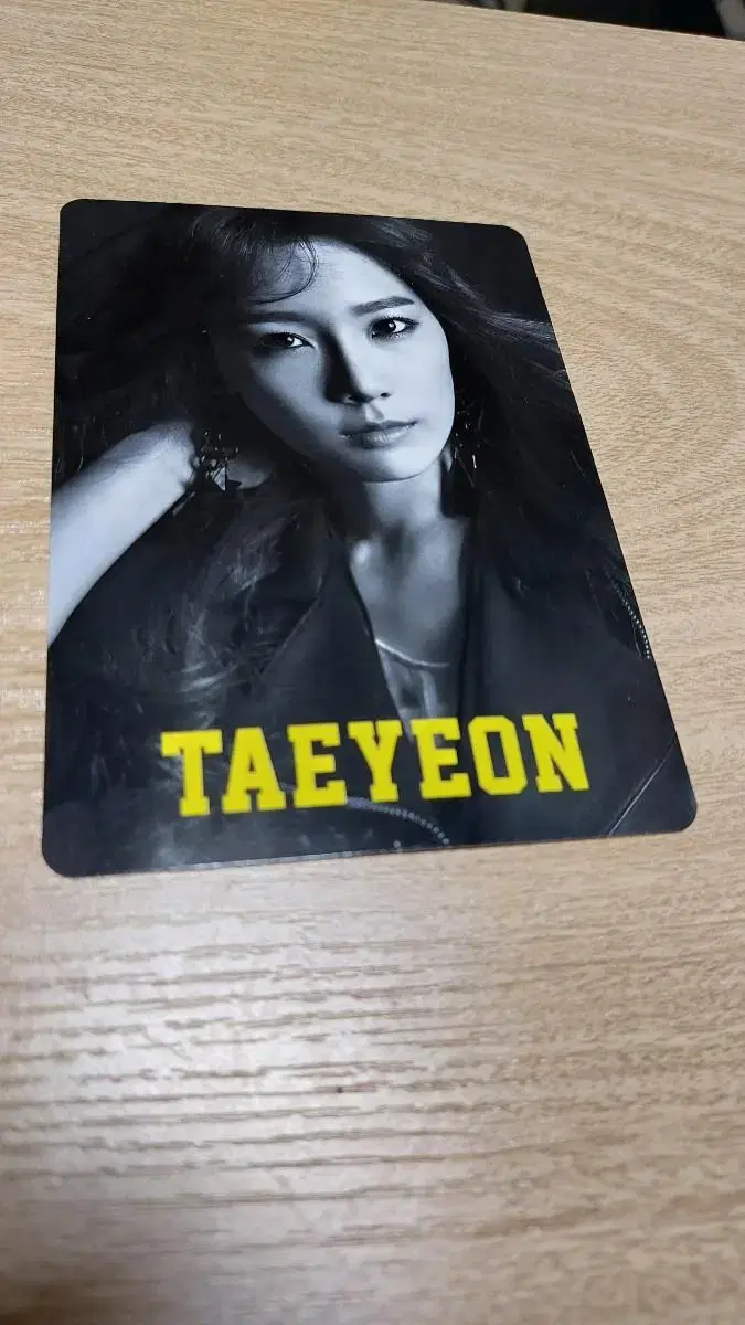 Girls Generation taeyeon Japan 3rd Tour Photo Card