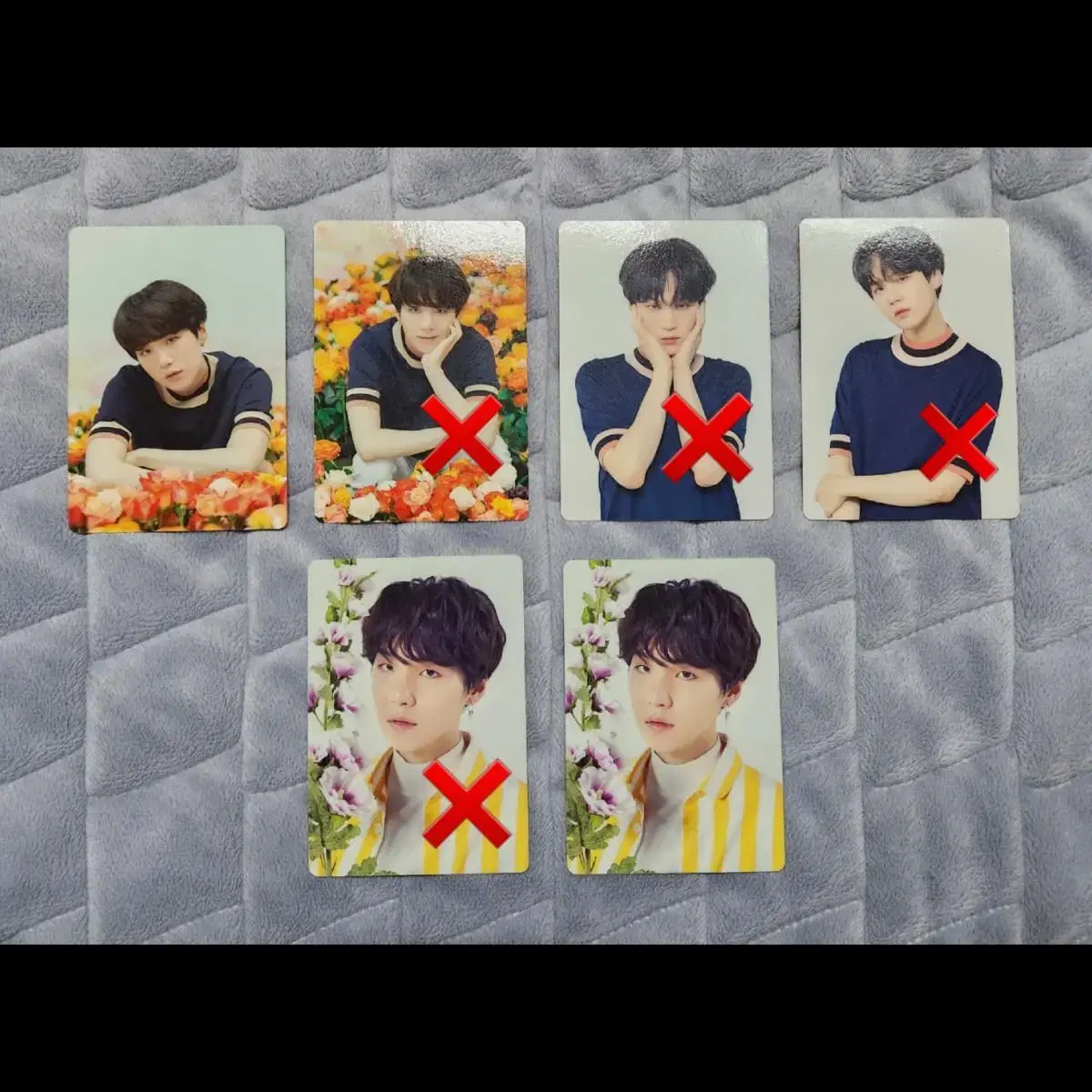 BTS Rubsell Mini Photocard Japan Rubsell Mipo Yoon suga 7 1 4 6 8