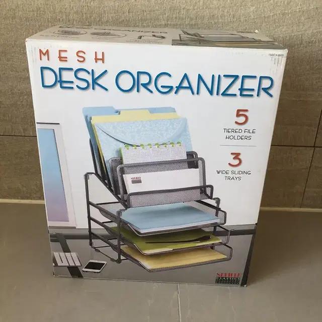 MESH Desk Organizer 파일 책상 서류 정리대