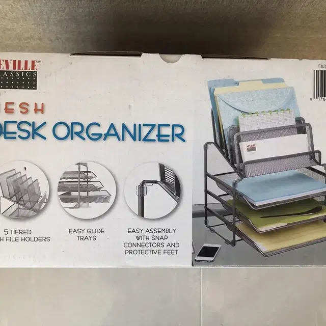 MESH Desk Organizer 파일 책상 서류 정리대