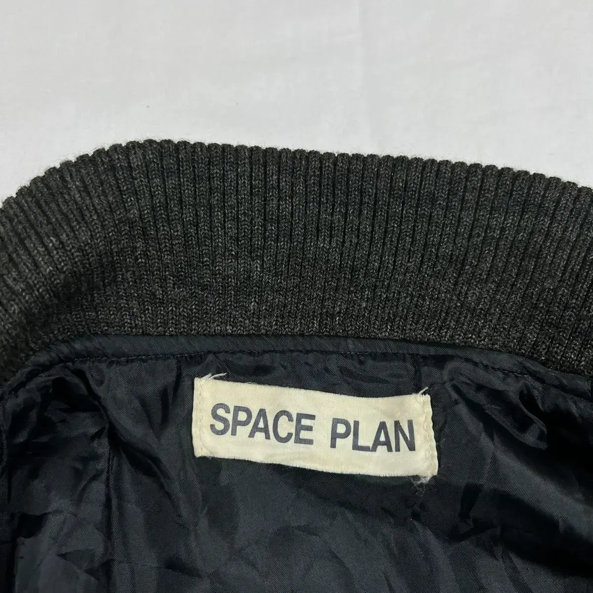 80-90s 스페이스플랜 space plan 울 바시티자켓