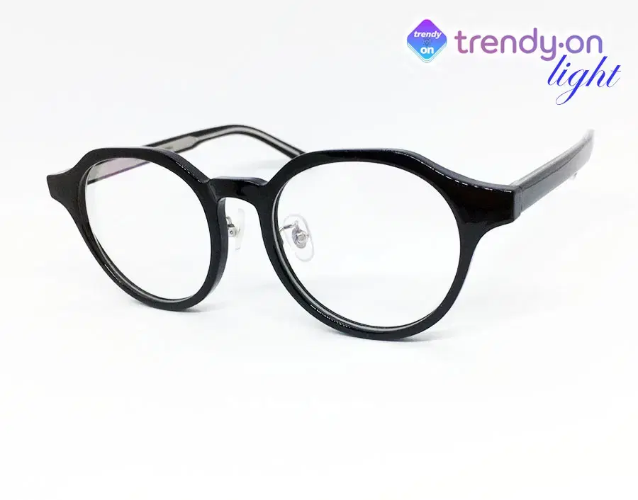 [Extra GIFT] TRENDION Black horn-rimmed luxury st glasses frames 8OEO new