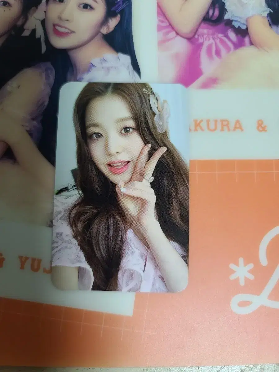 ive jang wonyoung secrettime photocard iz*one wonyoung