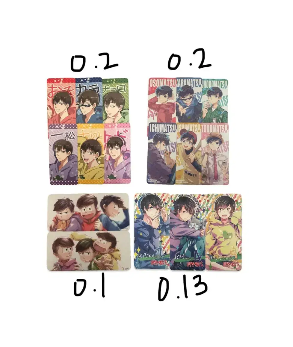 Osomatsu Award unofficial goods Sell KARDTEC