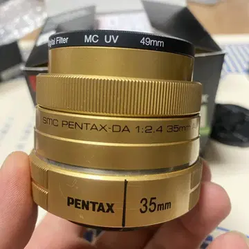 펜탁스 DA 35mm f2.4 al 펜탁스 단렌즈 골드 | 브랜드 중고거래