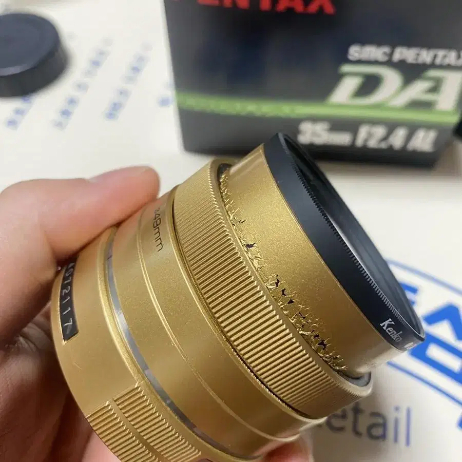 펜탁스 DA 35mm f2.4 al  펜탁스 단렌즈 골드