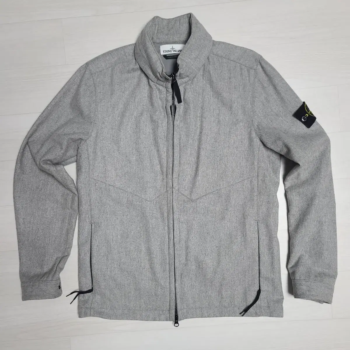 Stone Island Wool Track Jacket Gray M