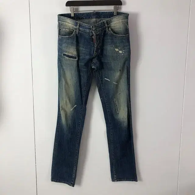 50 Distressed 2 Destroyed Distressed Painted Vintage Denim Jeans