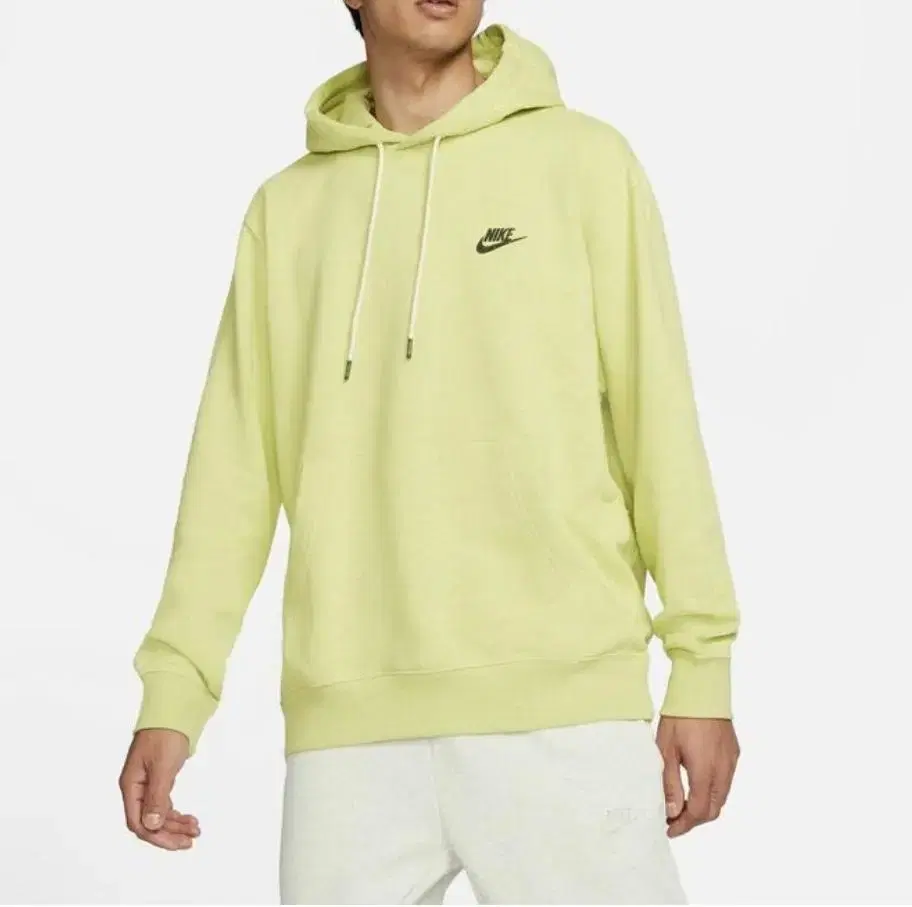 [Last] Nike Sportswear Logo Swoosh Hoodie (Lime) for sale