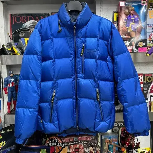 90s polo sport down jk 폴로스포츠 패딩 blue