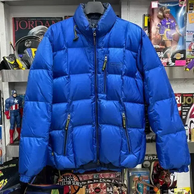 90s polo sport down jk 폴로스포츠 패딩 blue