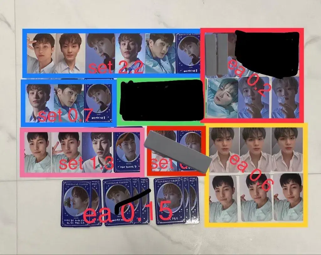 nct dream photocard, dey dream tc wts