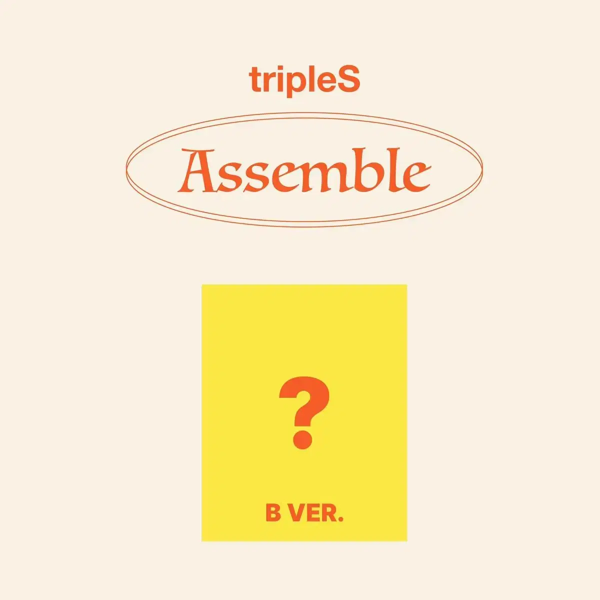 트리플에스 어셈블 assemble 미개봉 앨범