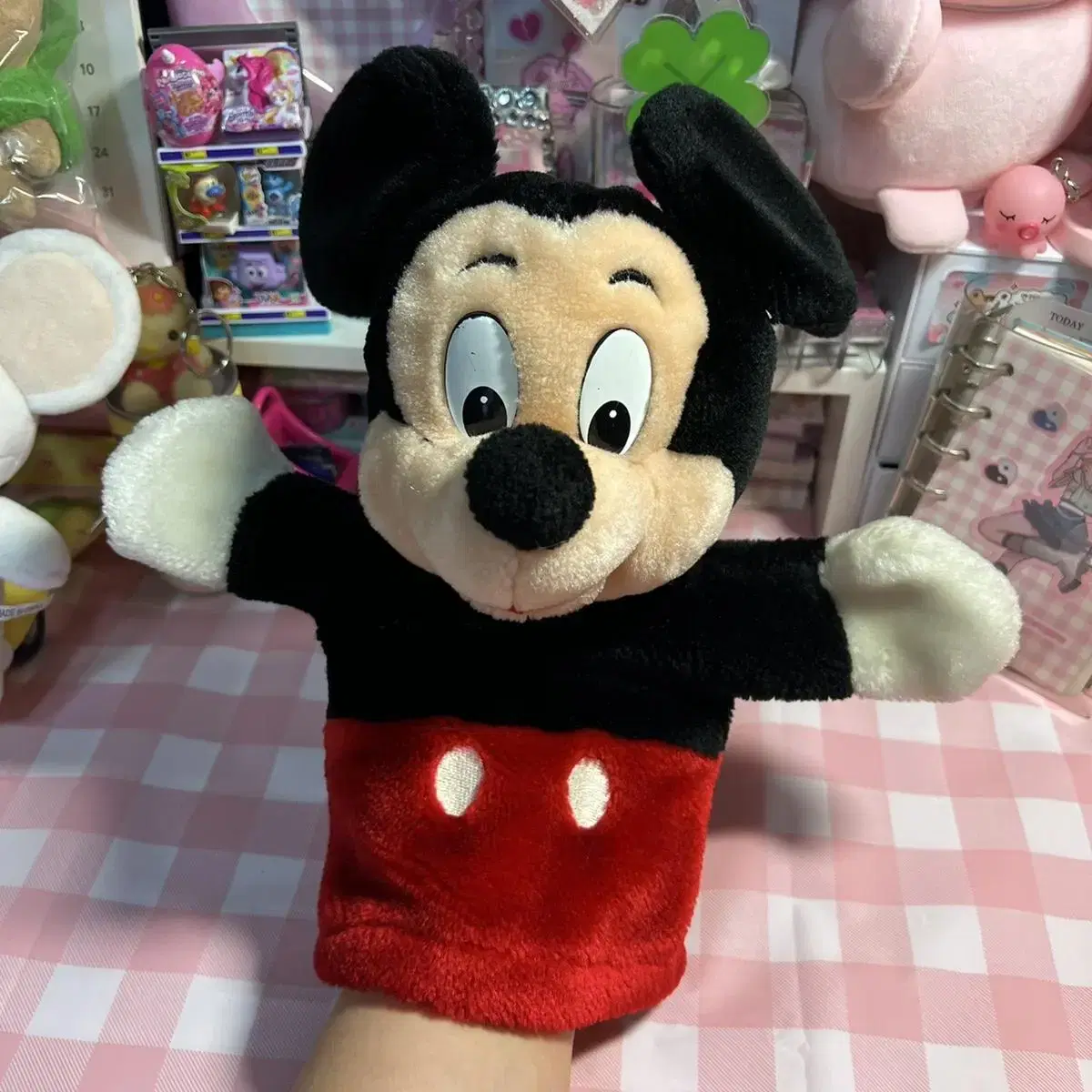 Classic Vintage Mickey Mouse Hand Puppet Hand Doll