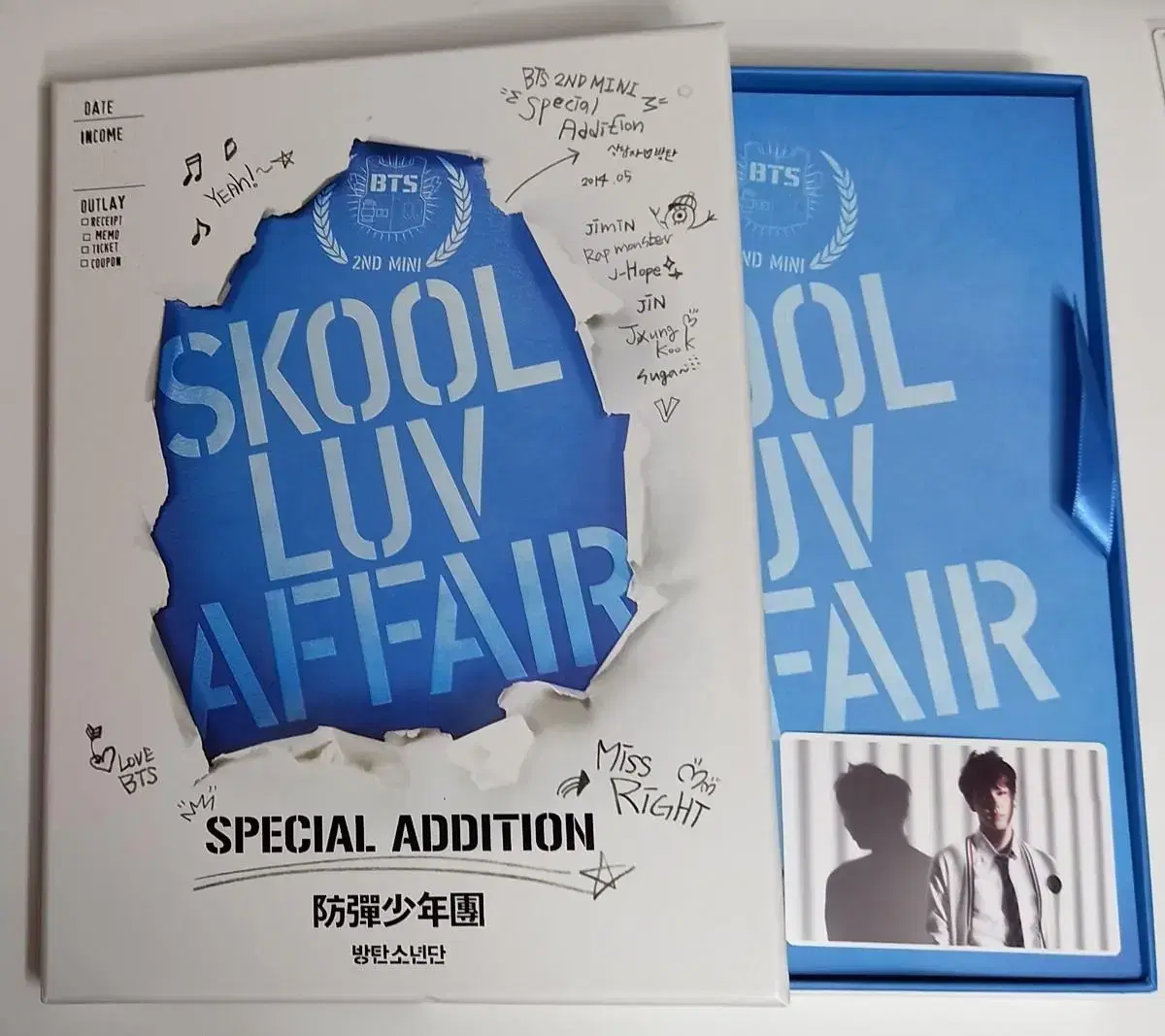 Bangtan BTS Schoolyard Affairs DVD full set Seokjin photocard