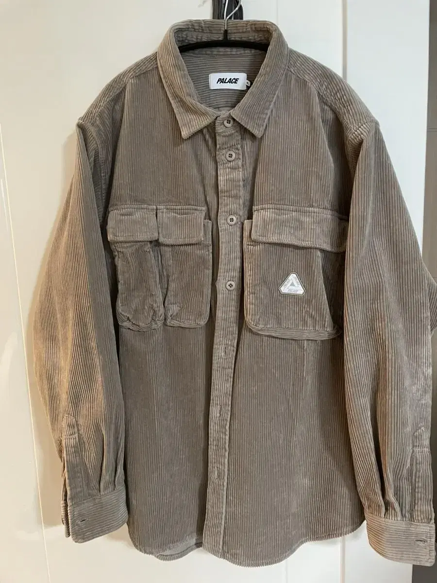 Pallas Cargo Corduroy Shirt Stone XL