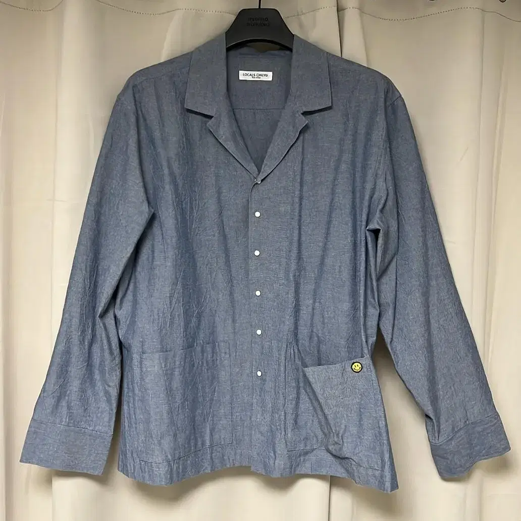 Locals only chambray open collar shirts