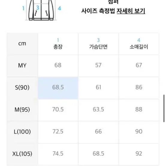 카파 LA84 트랙자켓 바람막이 윈드브레이커 M