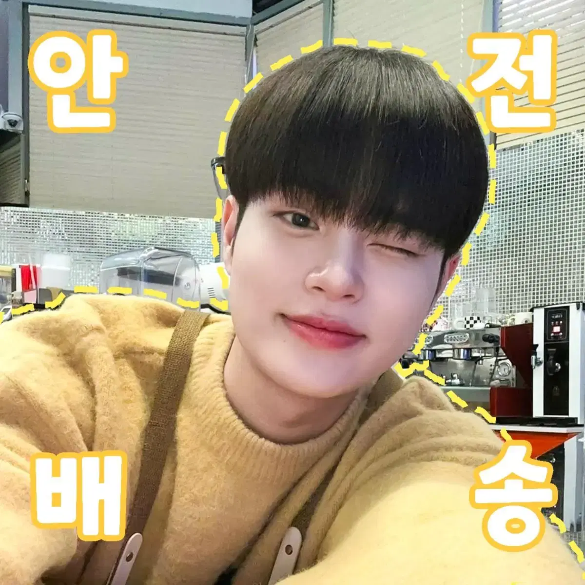 Lee Daehwi Safe Shipping Sticker