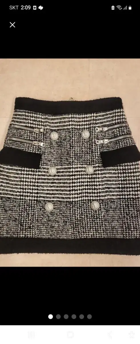Genuine Balmain Skirt in Tweed (Unusual Price)