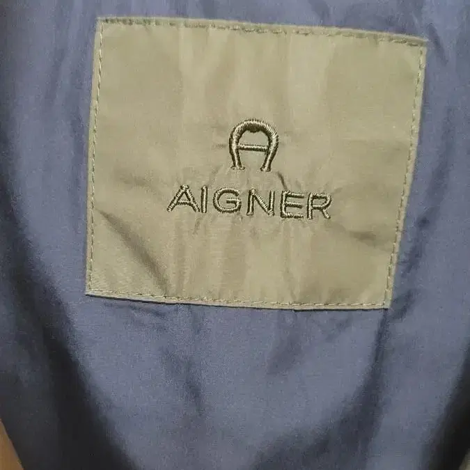 AIGNER 퀄팅자켓 46 국내95~슬림100