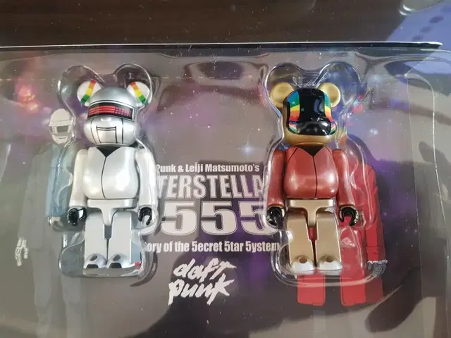 daft punk 인터스텔라 5555 베어브릭 한정판 세트