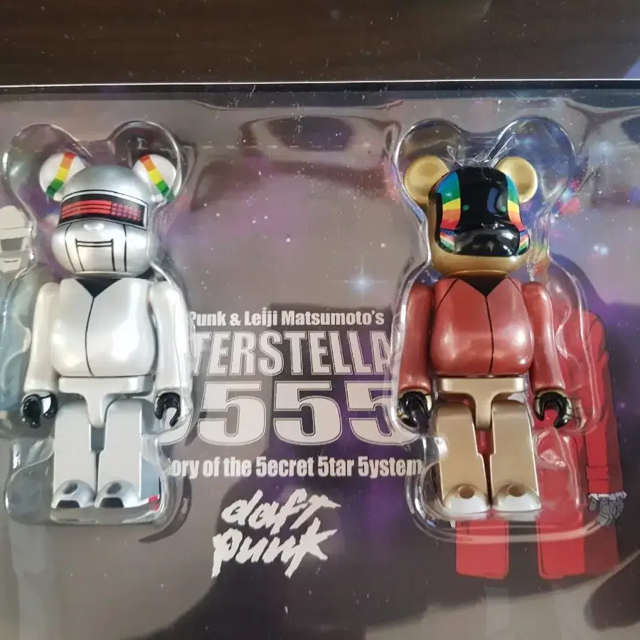 daft punk 인터스텔라 5555 베어브릭 한정판 세트