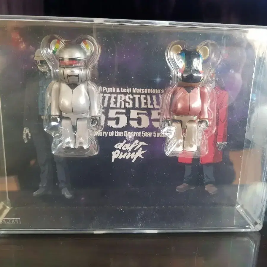 daft punk 인터스텔라 5555 베어브릭 한정판 세트