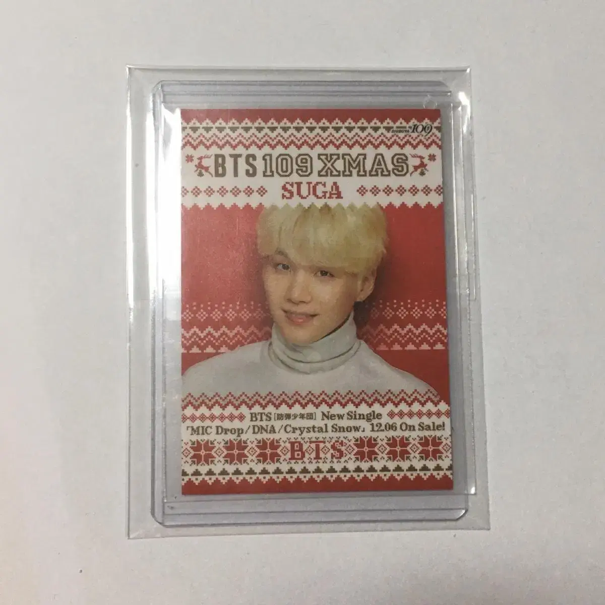 Shibuya Christmas Limited Yoon suga photocard