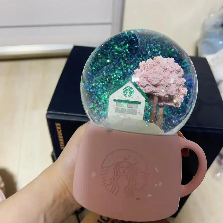 STARBUCKS 스타벅스 19  체리블라썸 스노우 글로브