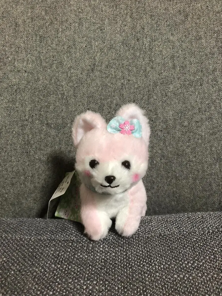 Cherry Blossom Mameshiba Puppy Mascot Doll