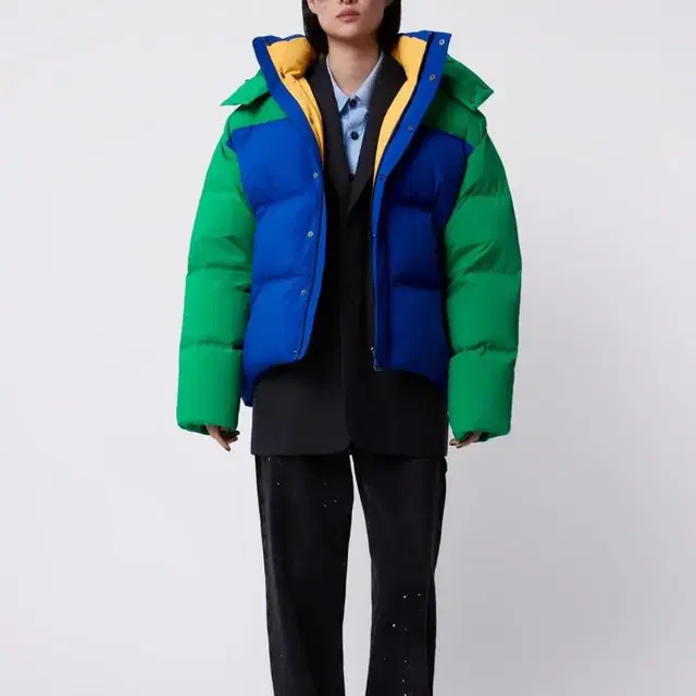 ZARA x 아더에러 컬러블록패딩