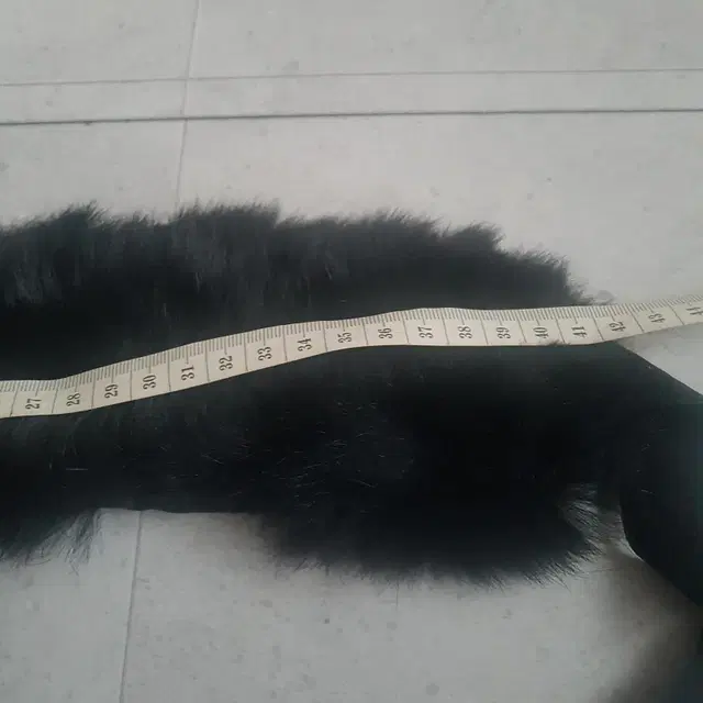 목도리 털장식 40cm (미사용)