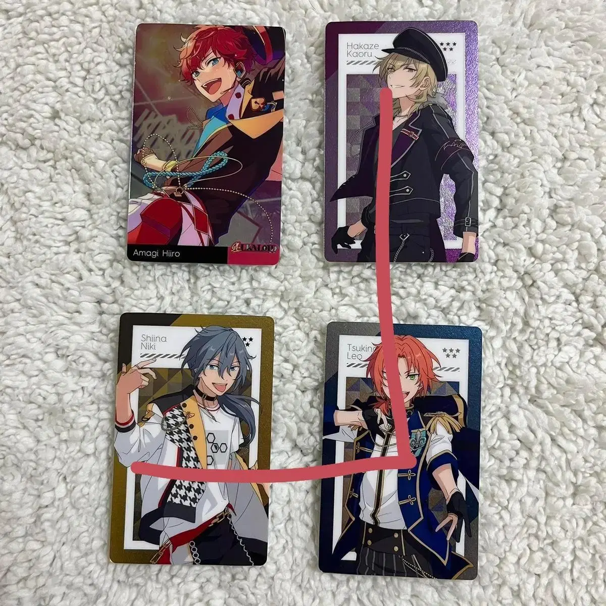 [Anstar/Amagihiro/Hakaze Kaoru/Shiina Ni-ki] Sells metal cards.