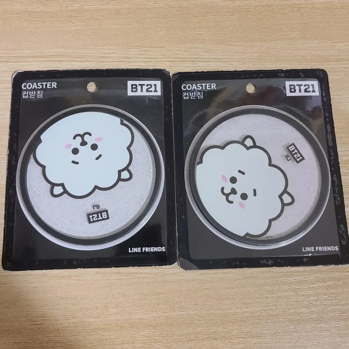 방탄소년단 방탄 BT21 컵받침 코스터 RJ 알제이