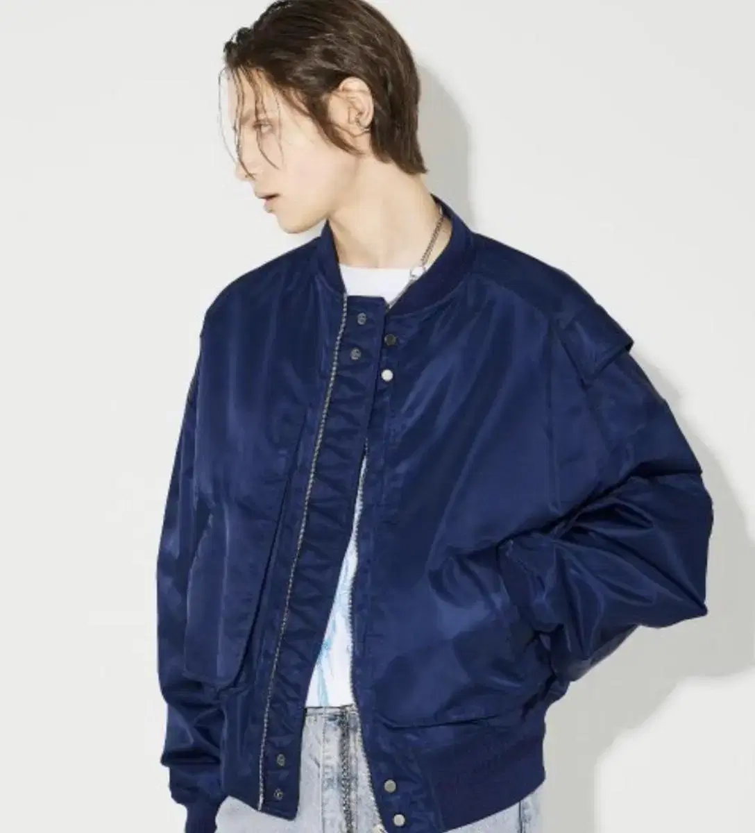 Maison Margiela Navy Aviation Jumper Jacket L