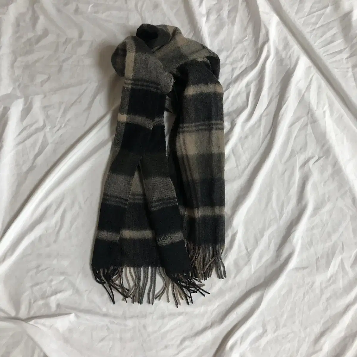 Vintage Pierre cardin check muffler