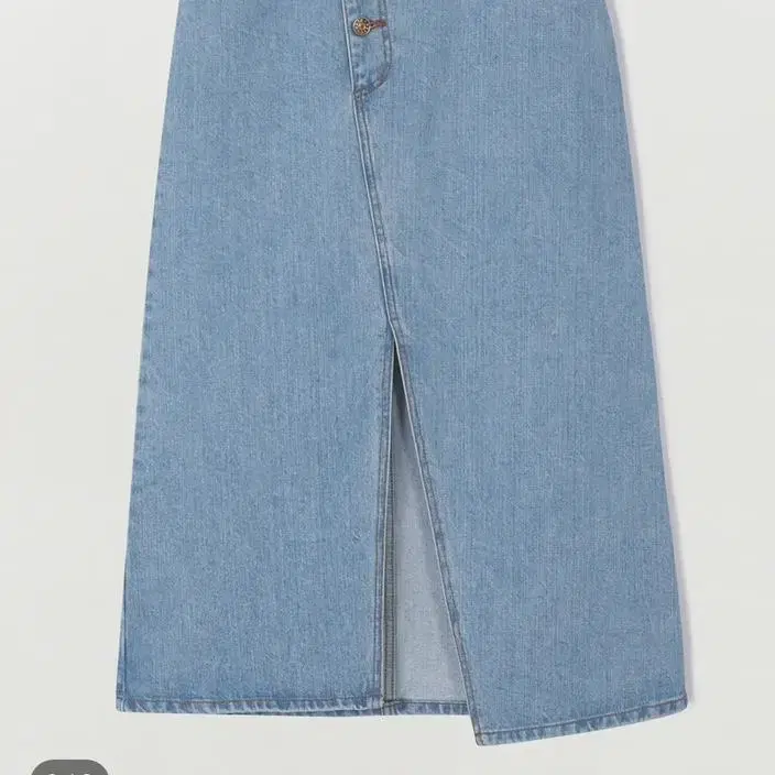 EENK SICOR Asymmetric Front Denim Skirt