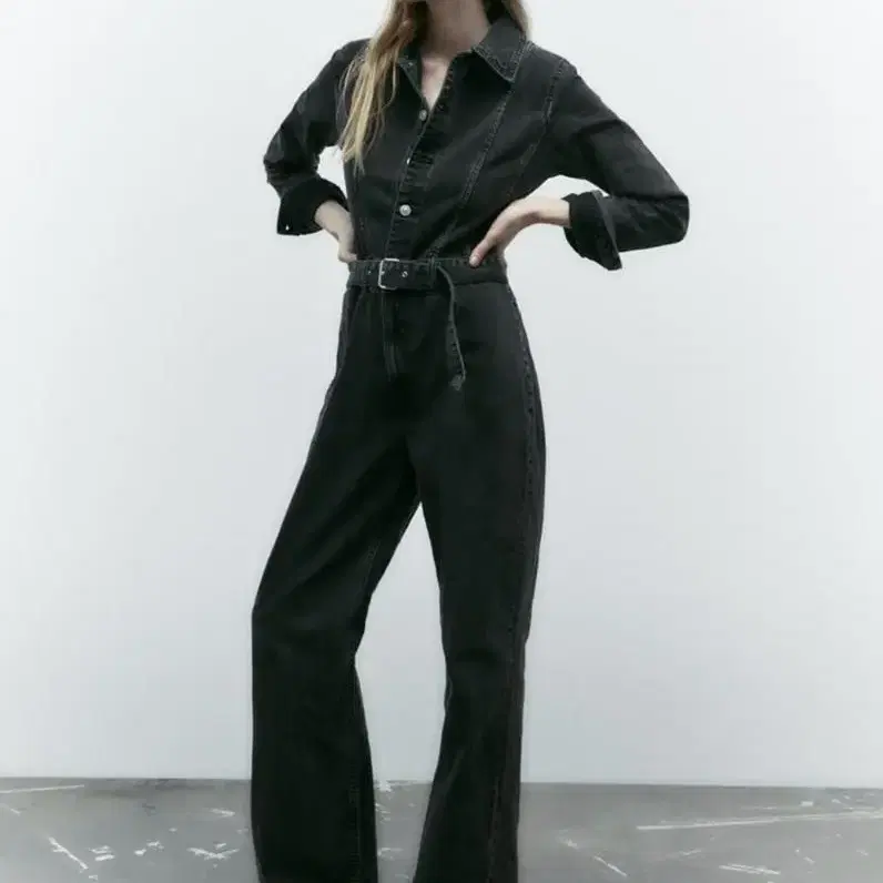 zara 자라 FULL LENGTH 데님 점프수트 (자라 풀랭스핏)